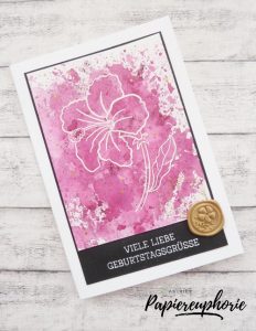 Mehr über den Artikel erfahren Geburtstagsgrüße in Aquarelltechnik