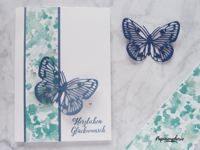 Du betrachtest gerade Einfache Glückwunschkarte Butterfly Brilliance